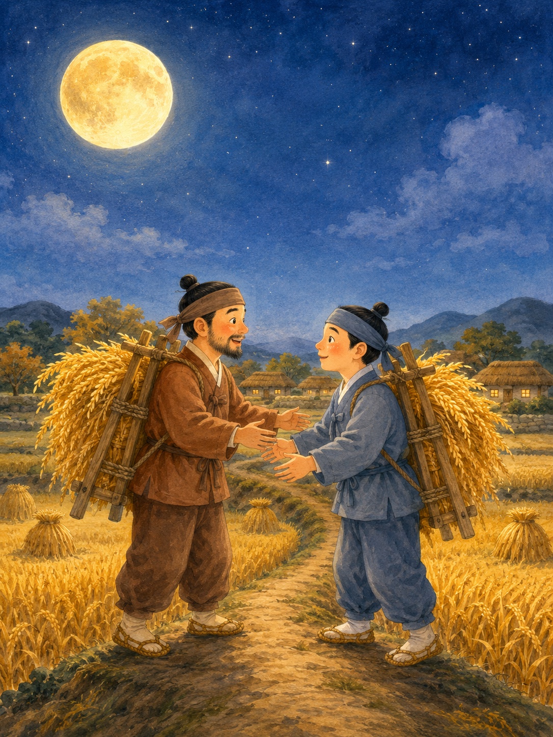 의좋은 형제 고전 삽화
