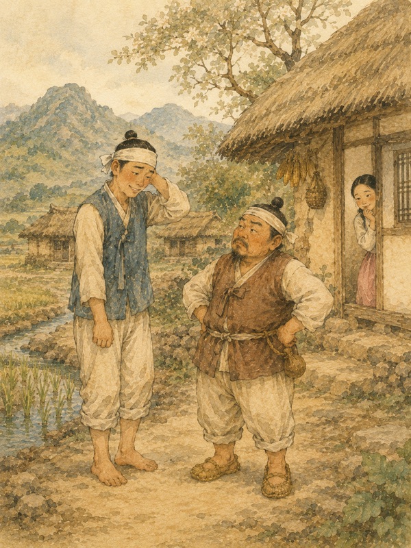 봄봄 고전 삽화